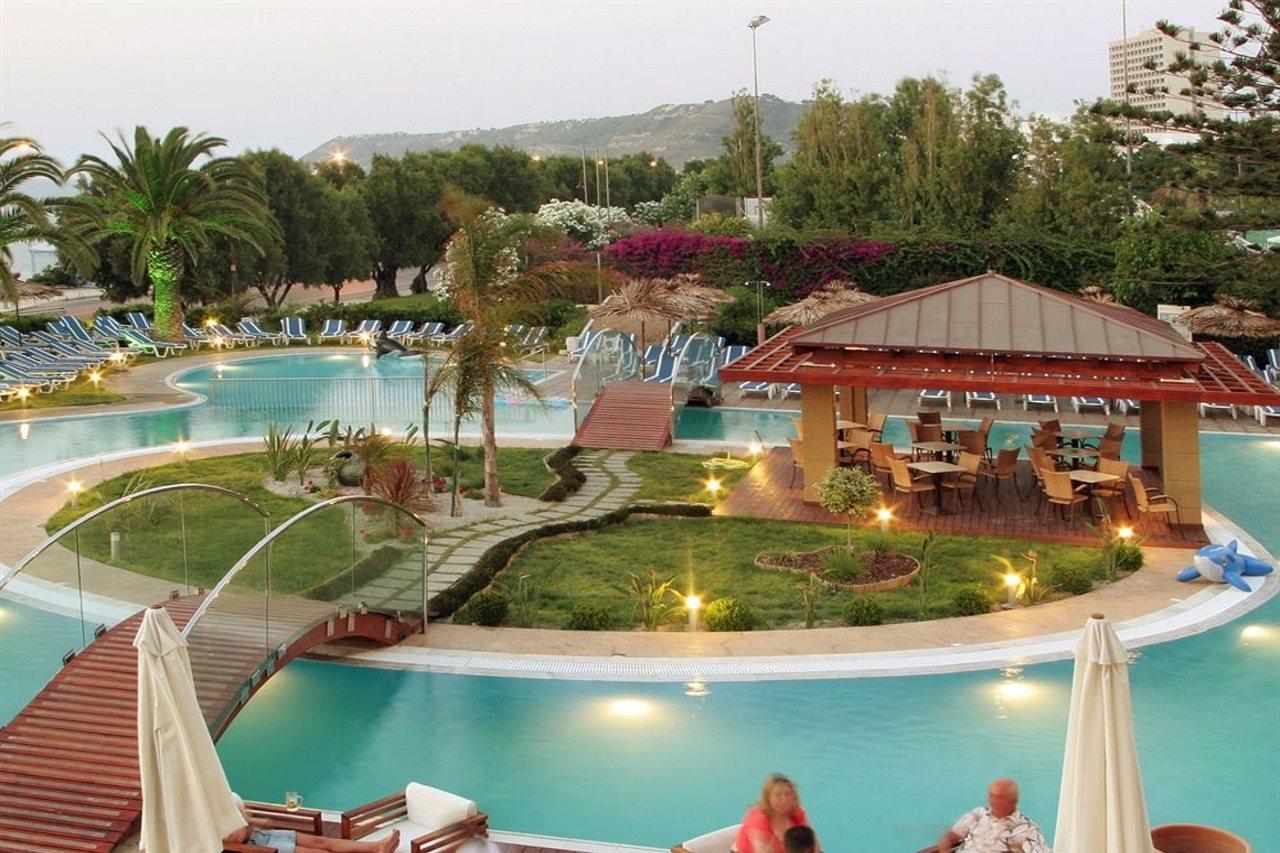 Oceanis Beach Hotel Ixia (Rhodes) Exterior foto
