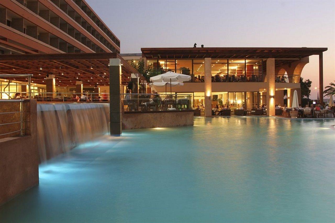 Oceanis Beach Hotel Ixia (Rhodes) Exterior foto