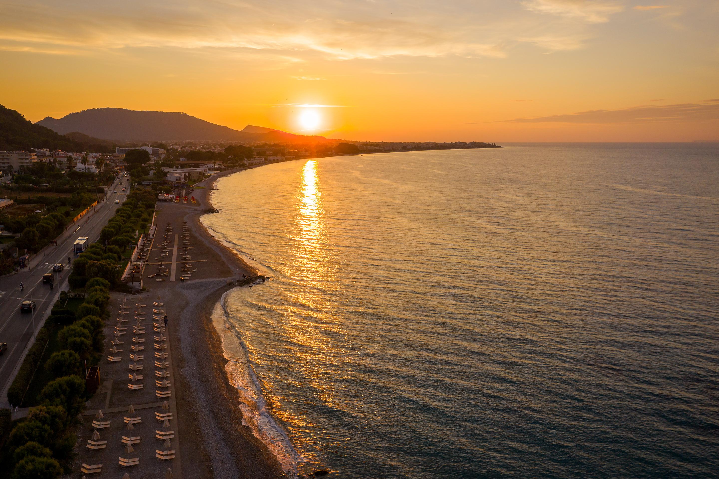Oceanis Beach Hotel Ixia (Rhodes) Exterior foto