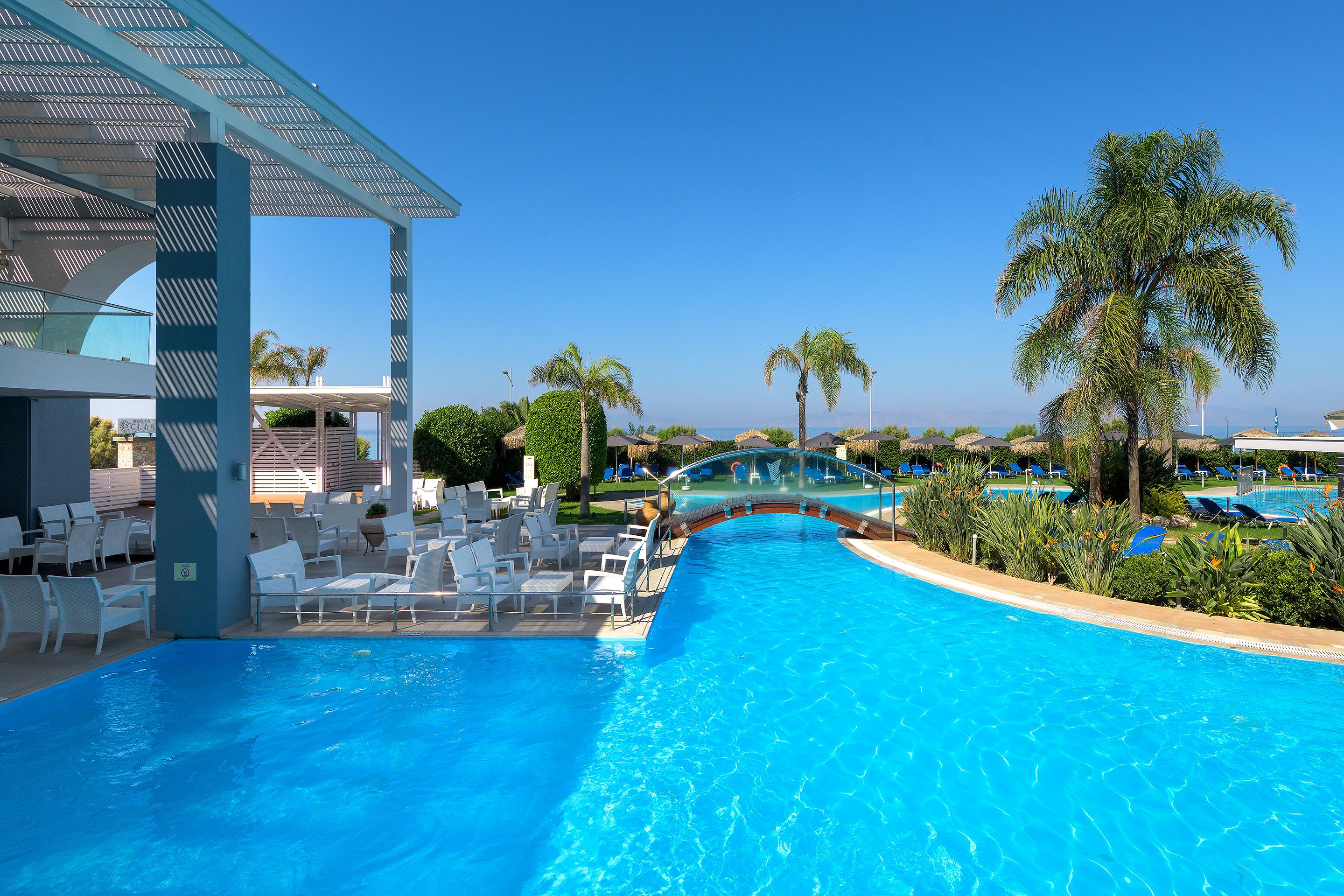 Oceanis Beach Hotel Ixia (Rhodes) Exterior foto