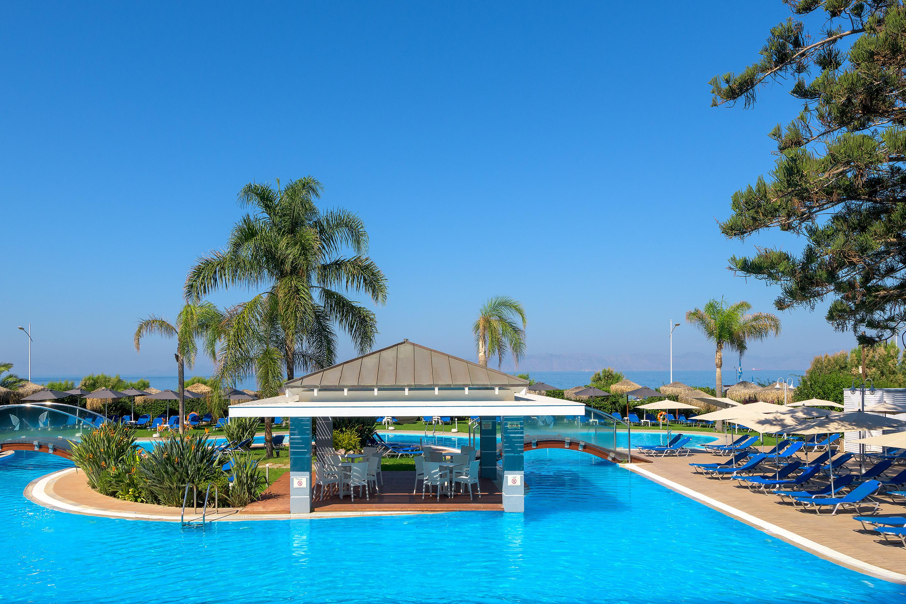 Oceanis Beach Hotel Ixia (Rhodes) Exterior foto