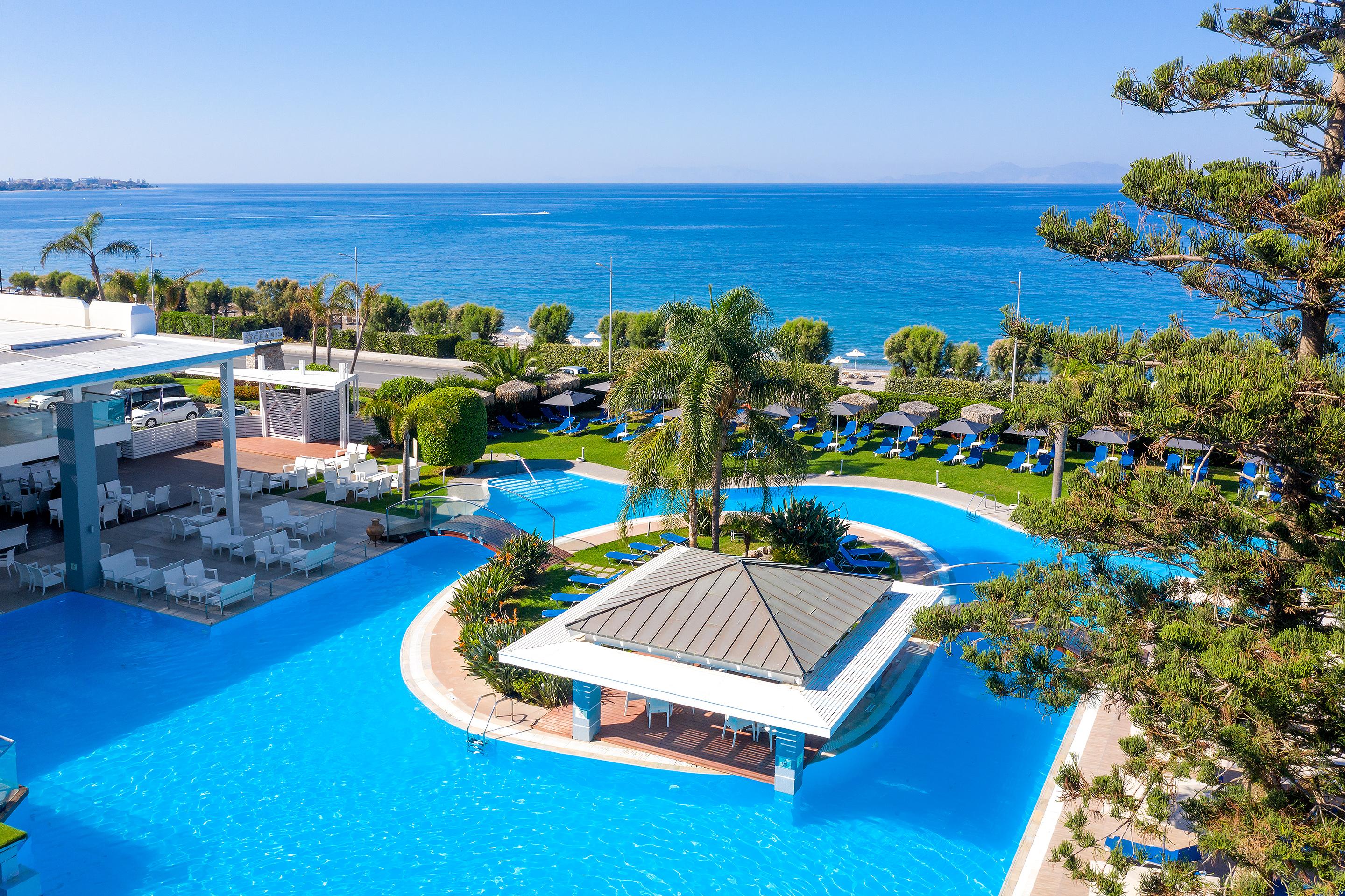 Oceanis Beach Hotel Ixia (Rhodes) Exterior foto