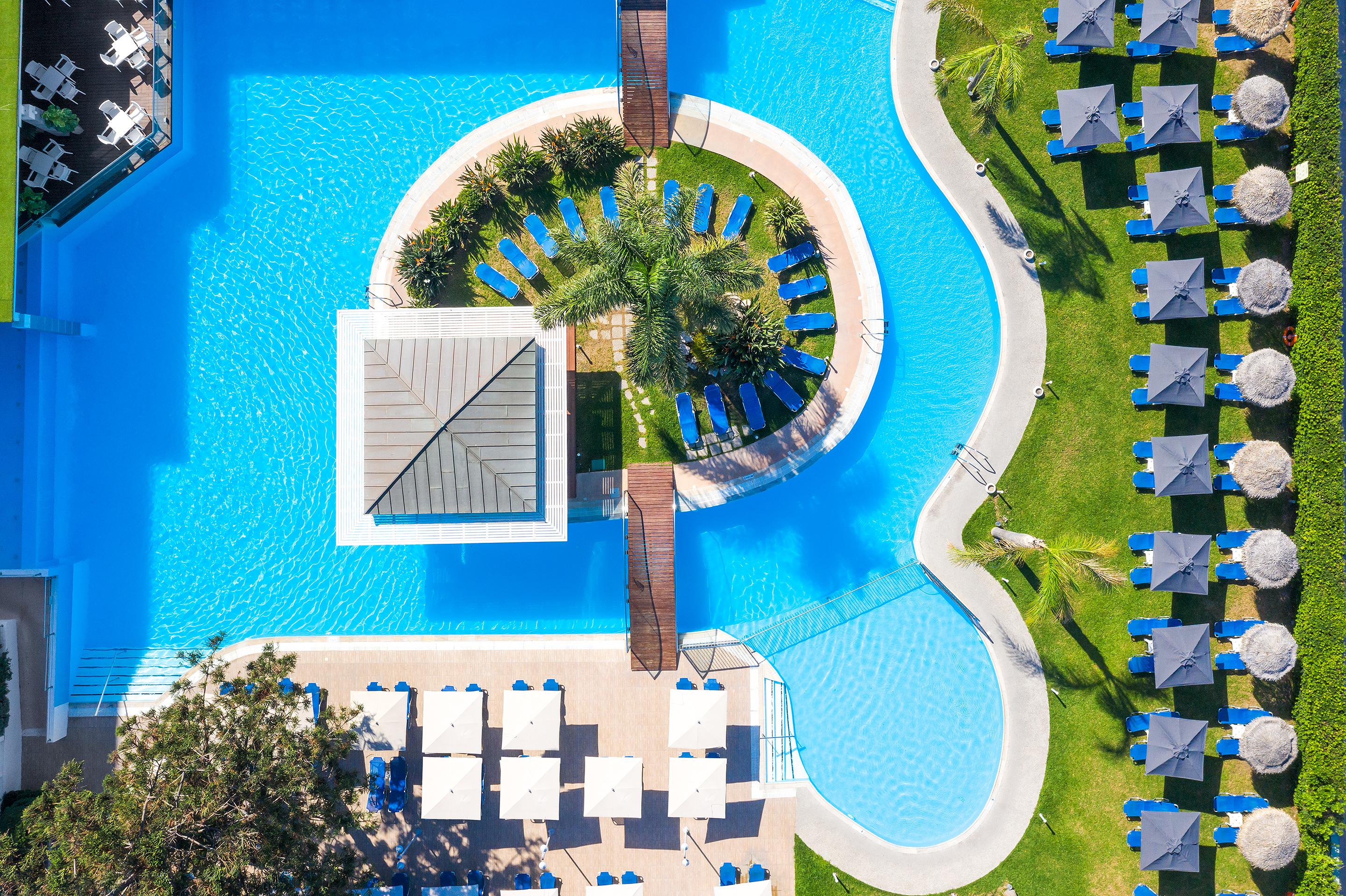Oceanis Beach Hotel Ixia (Rhodes) Exterior foto