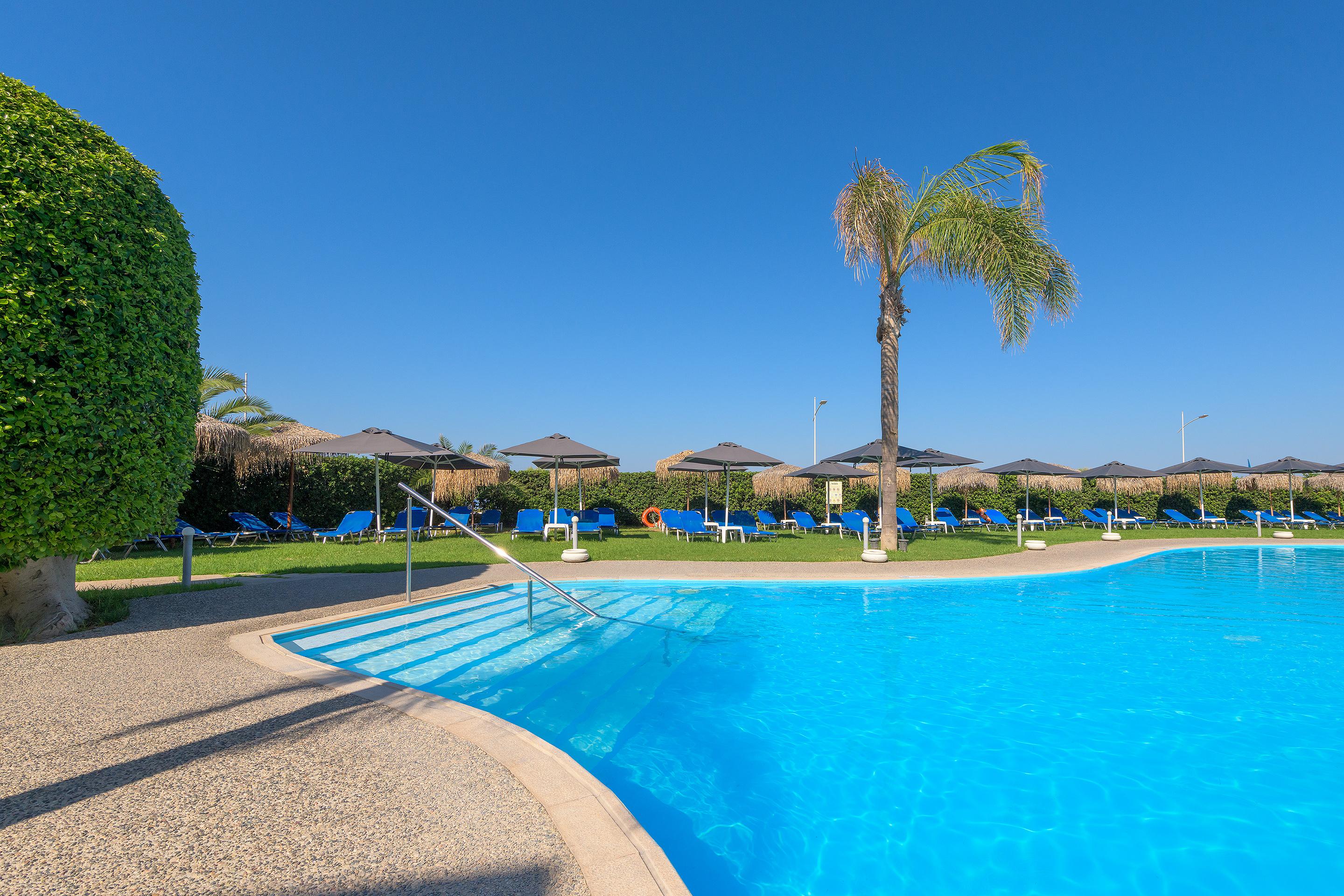 Oceanis Beach Hotel Ixia (Rhodes) Exterior foto
