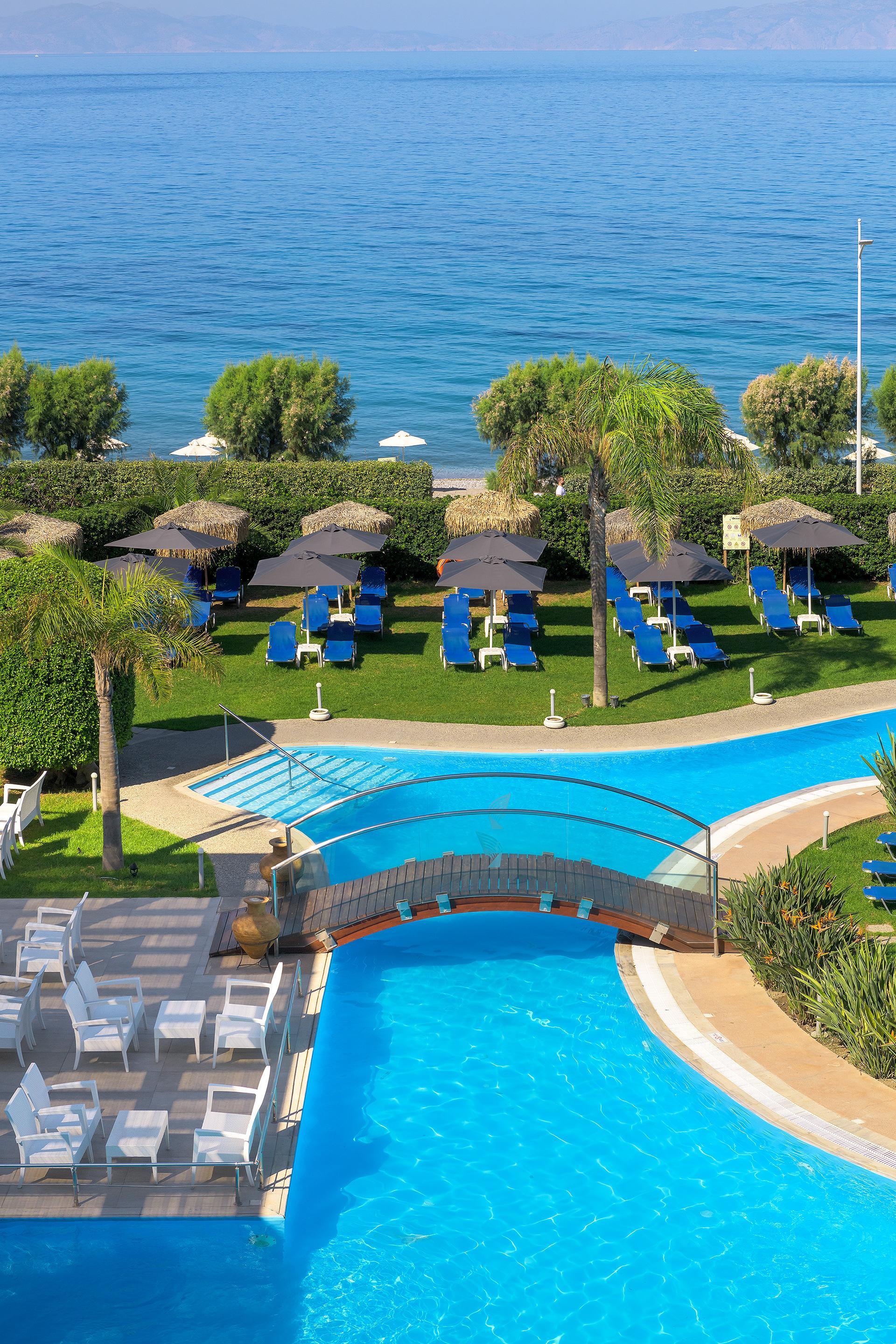 Oceanis Beach Hotel Ixia (Rhodes) Exterior foto