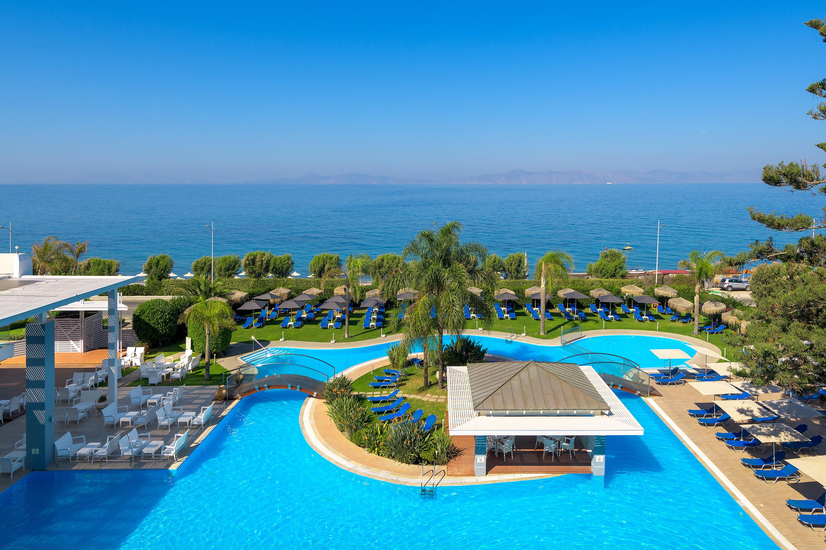 Oceanis Beach Hotel Ixia (Rhodes) Exterior foto