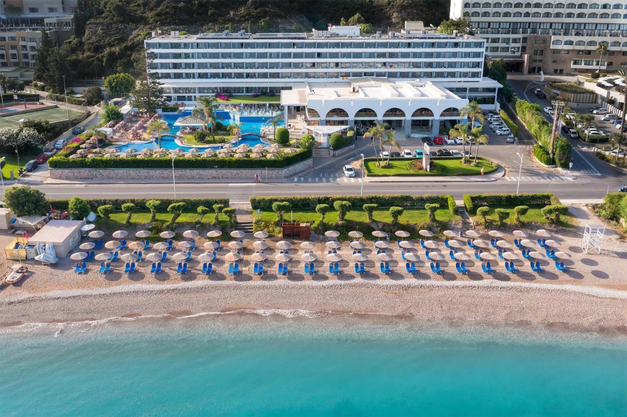 Oceanis Beach Hotel Ixia (Rhodes) Exterior foto