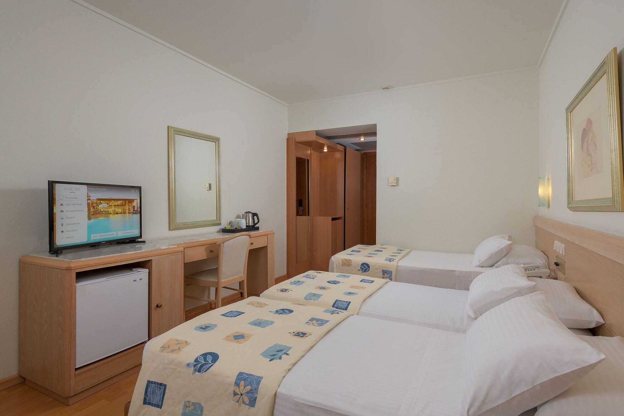 Oceanis Beach Hotel Ixia (Rhodes) Exterior foto