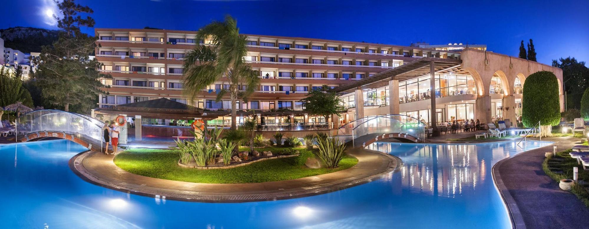 Oceanis Beach Hotel Ixia (Rhodes) Exterior foto