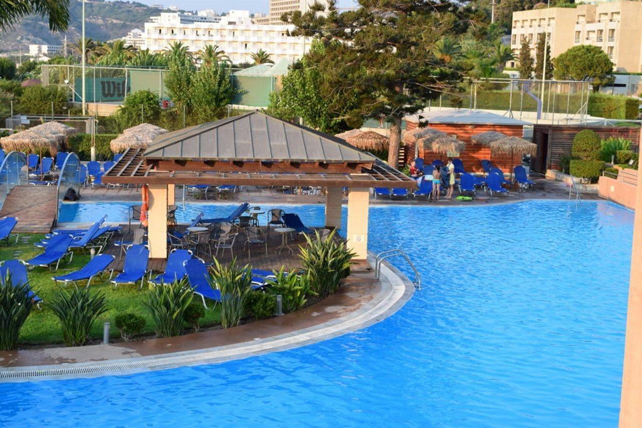 Oceanis Beach Hotel Ixia (Rhodes) Exterior foto
